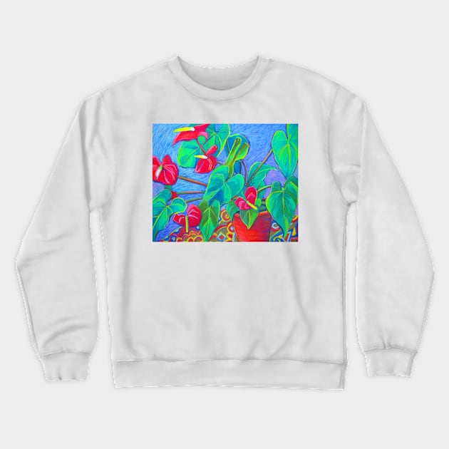 Sweethearts Crewneck Sweatshirt by veroniqueayac